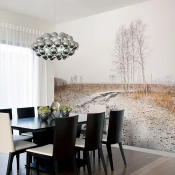 

Wall mural-Winter field - 400x309 cm