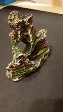 Ornament Aquarium-Accessories Fish-Tank-Decorations Cave Mountain-Hiding Resin Home