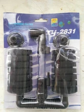 Air Bubble Filter Black Biochemical Sponges for aquarium fish tank water filter cleaning,