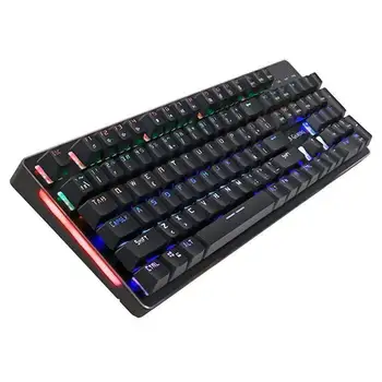 

Teclado mecánico mars gaming mk4b - retroiluminacion 6 colores - teclas desmontables - cable usb 2.0 - azul