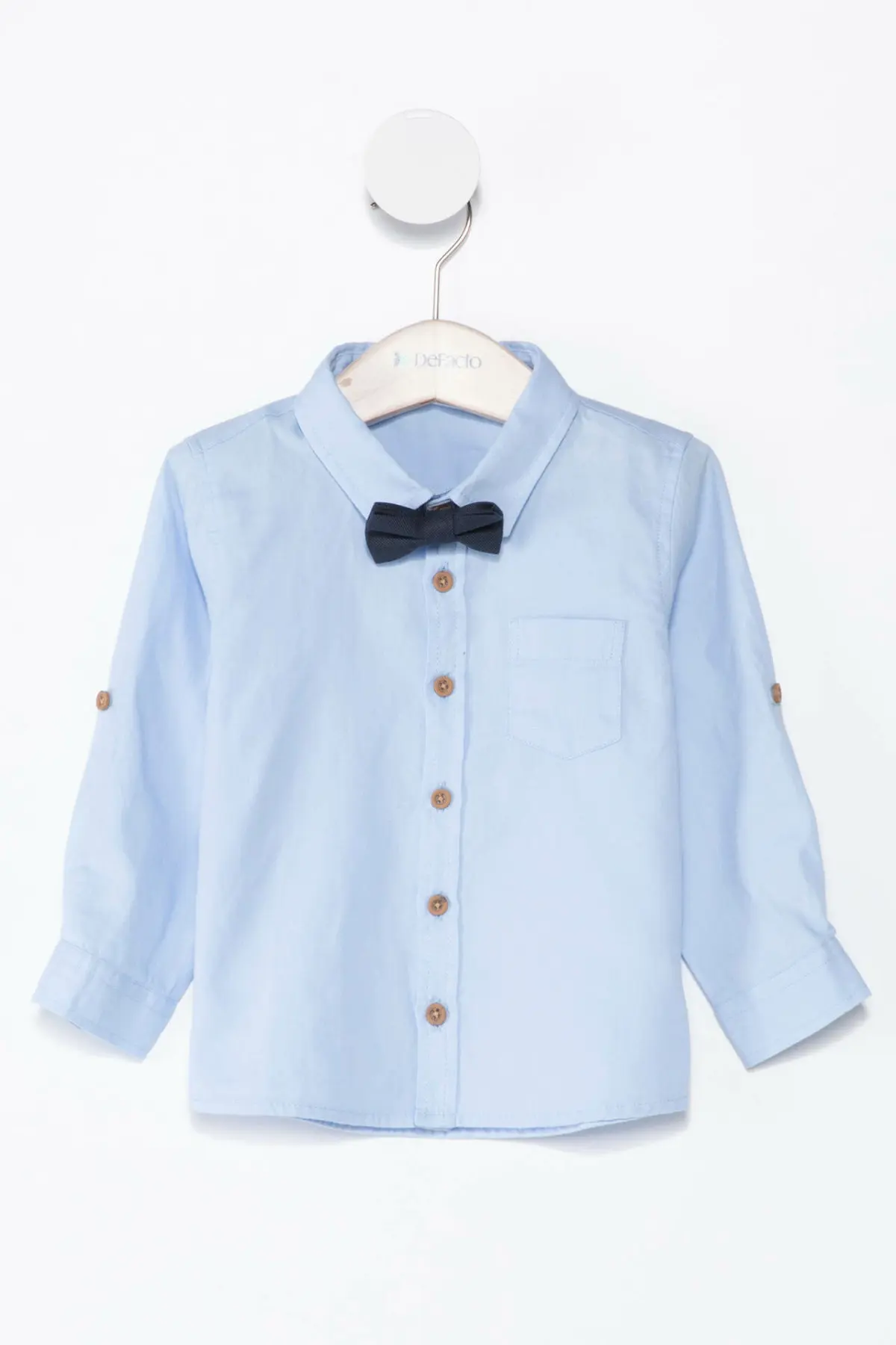DeFacto Shirt-J6992A218AU с длинными рукавами для маленьких мальчиков | Мать и ребенок