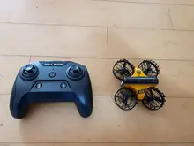 Holy Stone-Mini Dron de control remoto sin cabeza, cuadricóptero de control remoto, una tecla, aterrizaje automático, 3 baterías, helicóptero, HS450/210/330