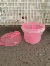 Dispensador portátil de leche en polvo para bebé, contenedor de comida de alimentación, caja de alimentación para Cuidado de Niños, botella de viaje