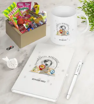 

Personalized Map Engineer Nostalgic Lezzetler Notebook Pen Mug Gift Seti-1