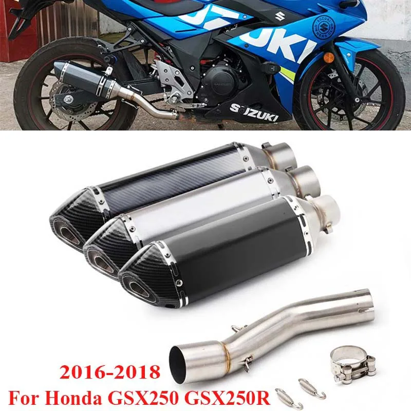 MotorcycleExhaustSystemMufflerSilencerDBKillerConnectorLinkPipeforSuzukiGSX250