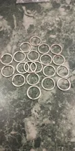 Anillos de gancho de Metal de 1,5x25mm para fabricación de llaveros, 20 Uds. Tecla dividida, joyería hecha a mano, conectores, accesorios de alta calidad