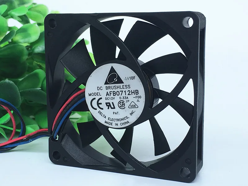 Двухшариковый охлаждающий вентилятор AFB0712HB Для Delta 7015 12V0.33A | Компьютеры и офис