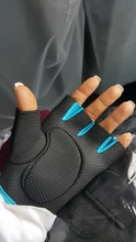 Guantes de Ciclismo de medio dedo, Gel antideslizante, para ciclismo de montaña o carretera, 1 par, guantes deportivos de moto