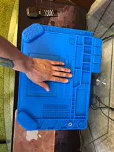 Almohadilla de reparación aislante resistente al calor, estación de soldadura de silicona, almohadilla de trabajo, plataforma de escritorio para Estación de soldadura BGA