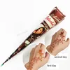 GOLECHA Black Brown Red White Henna Cones Indian Henna Tattoo Paste For Temporary Tattoo Body Art Sticker Mehndi Body Paint 2