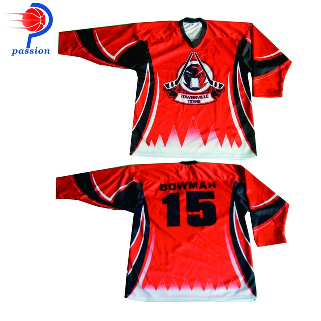 Bolts Custom Dye Sublimated Hockey Jersey