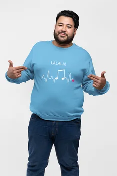 

Angemiel Wear Lalala Rhythm Blue Men Sweatshirts