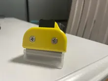 S M LYellow-cepillos de pelo para mascotas, para perro, gato, Animal PEQUEÑO, peine de aseo, cosquillas, cepillo de limpieza de piel, cortadora de pelo, herramientas Furmines