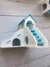 Bed Toy-House Cage-Toys Hamster Wooden Chinchillas Small Guinea-Pig Nest Pets Golden