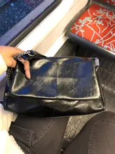 Bandolera de cadena gruesa plegable para mujer, bolso de hombro femenino A la moda, con asa, 2020