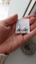 XUANHUA-pendientes de tuerca de acero inoxidable para mujer, joyería de moda para mujer, accesorios de joyería, abalorio, efecto de masa bohemio, 2019