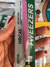 Pinzas de extensión de pestañas postizas 2 uds, pinzas profesionales Vetus, de acero inoxidable, pestañas de extensión, pinzas de maquillaje