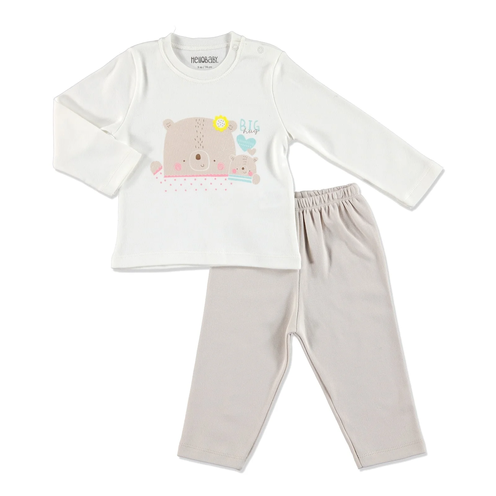 Ebebek HelloBaby/зимний детский пижамный комплект с принтом| |
