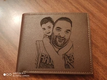 Billeteras personalizadas de cuero PU para hombre, billetera con grabado de alta calidad, monedero pequeño, regalo de lujo para hombre