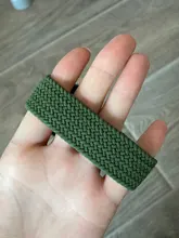 20mm/22mm trenzado Solo lazo correa para Samsung Galaxy ver 3/46mm/42mm/activo 2/equipo S3 pulsera reloj Huawei GT/2/2e/Pro banda