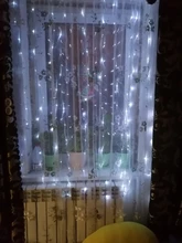 LED Garland Curtains Usb-Power-Fairy-Lights Christmas-Decoration Living-Control Remote