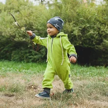 Комбинезон флисовый "Зеленое яблоко"