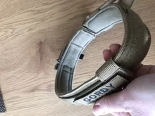 Collar de perro personalizado con grabado de nombre libre, hebilla de Metal fuerte, táctico, perro militar, con mango de Control, liberación rápida