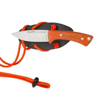 

Tooth knife EDC sporty PECCARY PECCARY-8. Or with 8 cm MoVa steel sheet and black MiCard grip of 8,5 cm.