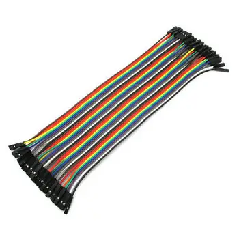 

40x Cables 40cm female jumper dupont 2,54 arduino protoboard Arduino