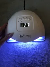 Secador de uñas LED UV, lámpara para curar todos los esmaltes de uñas de Gel con detección de movimiento, herramienta de salón de manicura y pedicura