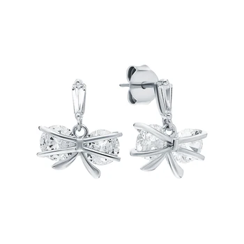 

Silver earrings with cubic zirconia sunlight sample 925