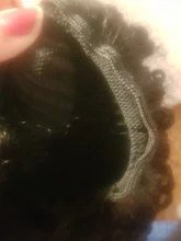 Cola de Caballo Afro rizada, cabello humano Remy Maxine 4B 4C, extensiones de coleta con cordón, extensiones de cabello humano