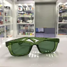 Gafas de sol rectangulares de viaje para mujer, gafas de sol al aire libre para senderismo unisex, de conducción Retro, estilo Vintage de los años 90, con marco cuadrado estrecho y protección UV400