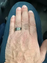 Anillo luminoso de acero inoxidable para hombre y mujer, joyería que brilla en la oscuridad