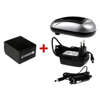 

Battery + Charger for Battery Sony model NP-FH100 in one Lot