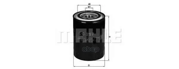 Фильтр Масляный Mitsubishi Pajero 2.8d/3.2d/Canter 2.8d/3.9d Mahle/Knecht Oc297 Mahle/Knecht арт. OC297