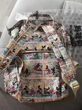 Bolsa de pañales con USB de Disney, mochila momia de maternidad/bolsa de pañales para bebé, bolso de viaje de Mickey Mouse, bolsa para cuidado del bebé, bolsa húmeda