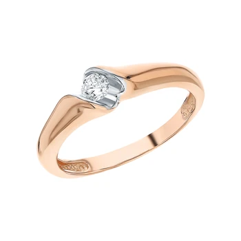 

Silver ring with cubic zirconia sunlight