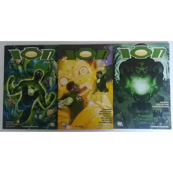 

GREEN LANTERN - ION full collection, DC COMICS, ED. PLANETA - 2008, 1ª Spanish edition, COMIC BOOK, author RON MARZ