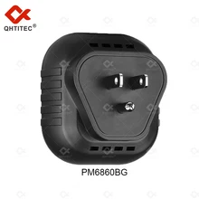 Qhttec – testeur de prises de courant 6860, détecteur de câblage professionnel de ligne zéro, 220V 250V RCD, Test de polarité tension UK EU