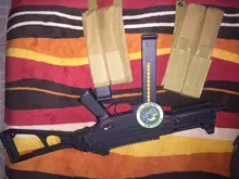 Funda cartuchera táctica doble para caza, funda cartuchera Molle AEG, Airsoft militar, P90