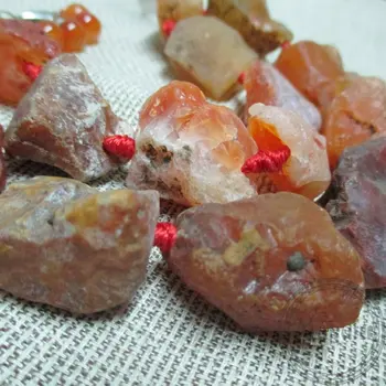 

Beads from carnelian "stone age"