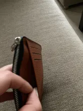 PURDORED-tarjetero delgado de cuero PU Unisex, funda con cremallera para tarjetas de negocios, Mini billetera para tarjetas de crédito, 1 ud.