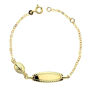 

Slave 18k gold medal 14cm. 2,35gr. [AB3395]