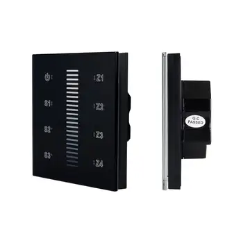 

019574 panel sens sr-2830a-rf-in Black (220V, dim, 4 zones) 1 pc Arlight