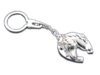 

925 sterling silver keychain with Horseshoe