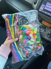 Varilla de felpa de ojos y bolas para niños, 500 Uds., pomos de varilla de felpa, colores del Arcoíris, Varita escolar, creatividad