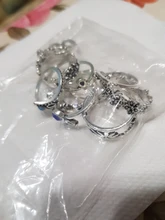 Tocona 13 unids/set Bohemia Color de plata antiguo corona unicornio con flores tallado anillos de nudillo anillos para la joyería de las mujeres 4841