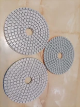 Uds 3/4 lijado disco de mojado almohadillas de pulido de diamante de granito, mármol pulidora de piedra Flexible de herramientas de mano