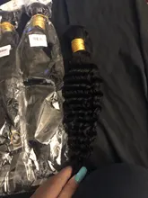 Mechones de ondas profundas extensiones de pelo ondulado mechones brasileños extensiones de cabello de 30 pulgadas con rizos profundos para mujeres negras extensiones de cabello humano mechones